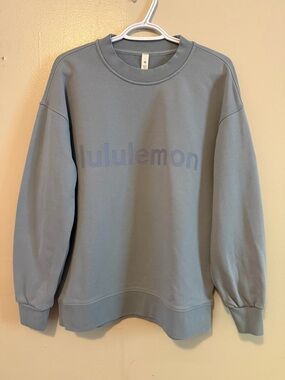 lululemon athletica Light Gray Crewneck Sweatshirt